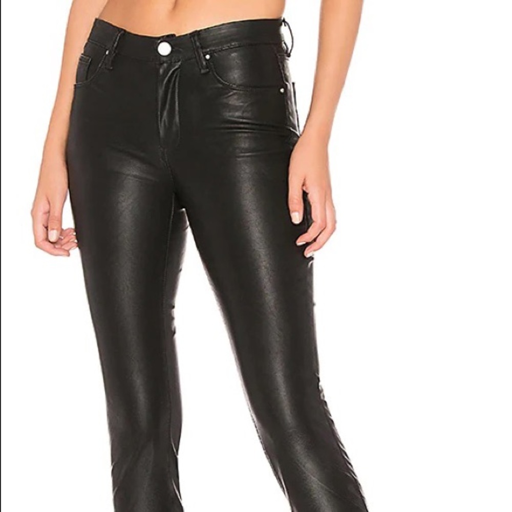 Vegan leather pants